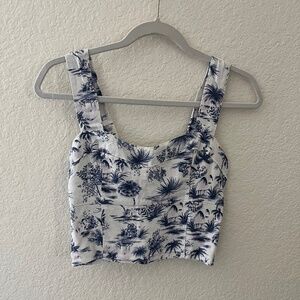 Abercrombie Linen Tank size Small